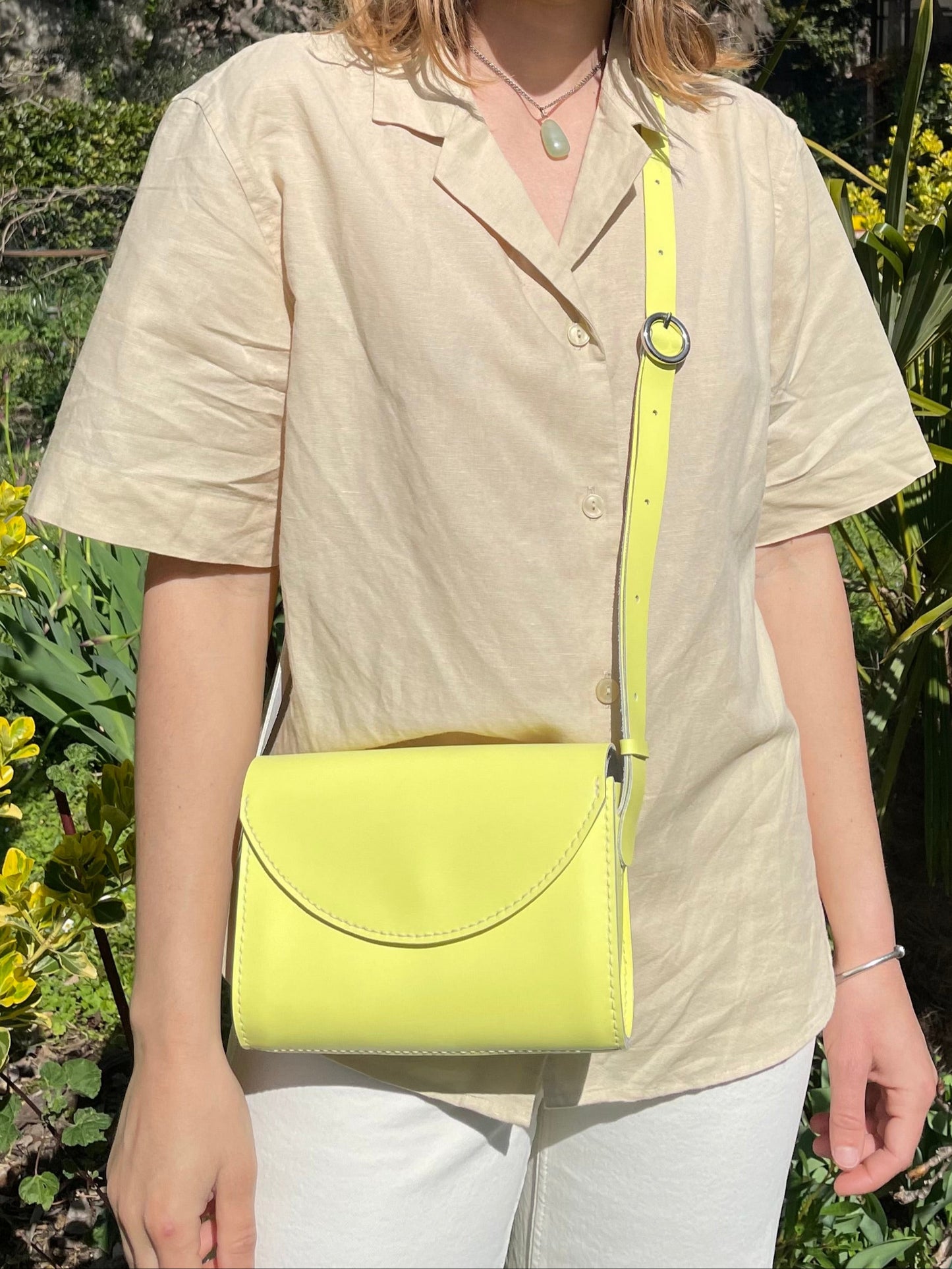 Sac Camélia - Classique / Cuir jaune
