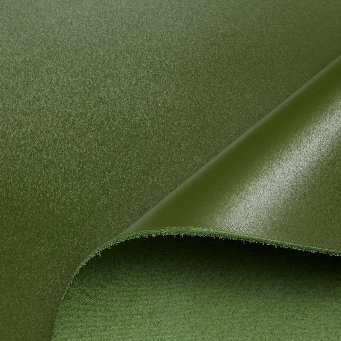 Sac Camélia Poignée / Cuir vert olive