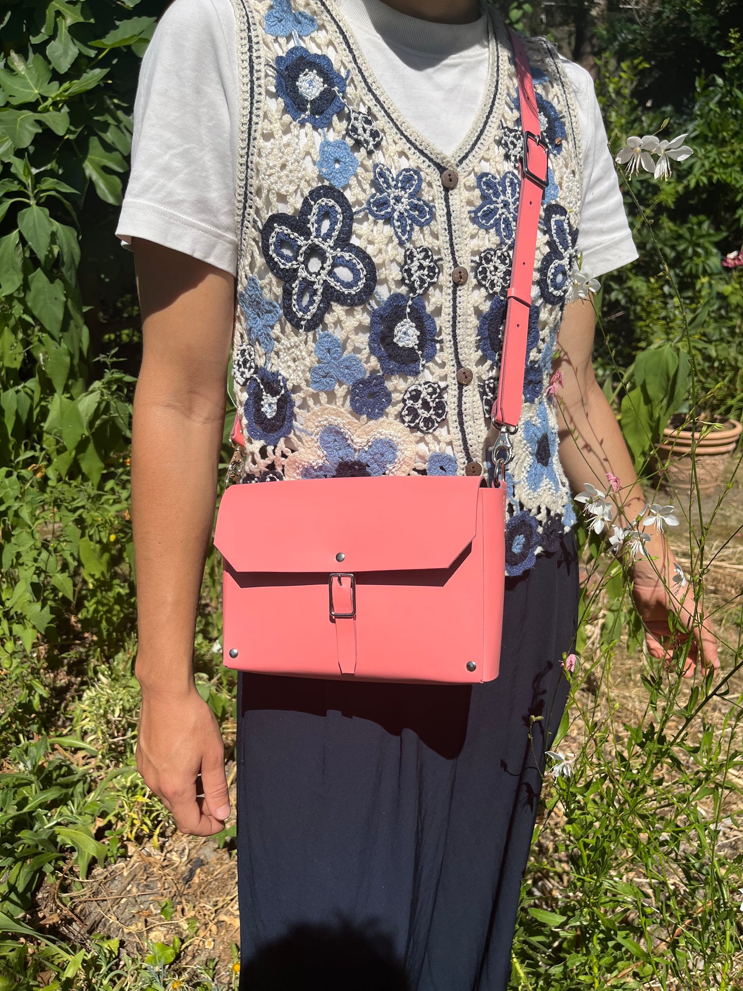 Sac Luti classique / Cuir rose