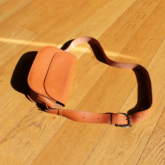 Sac Oscar / Cuir Cognac