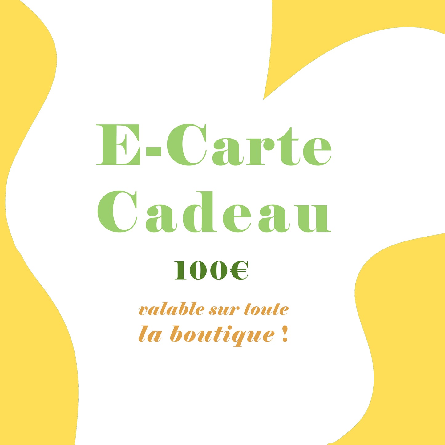 💛 E-Carte cadeau