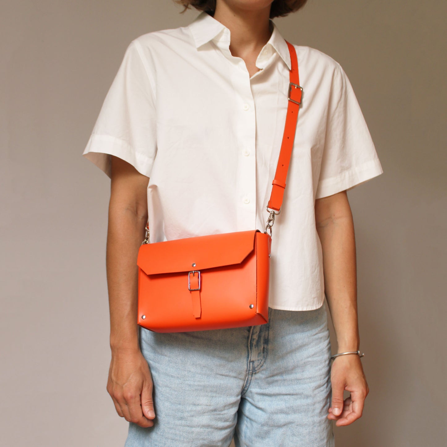 Sac Luti classique / Cuir orange