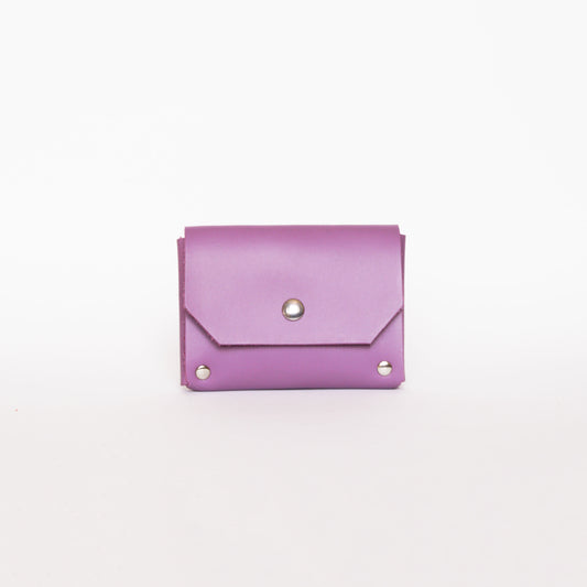 Porte-monnaie Luti / Cuir mauve