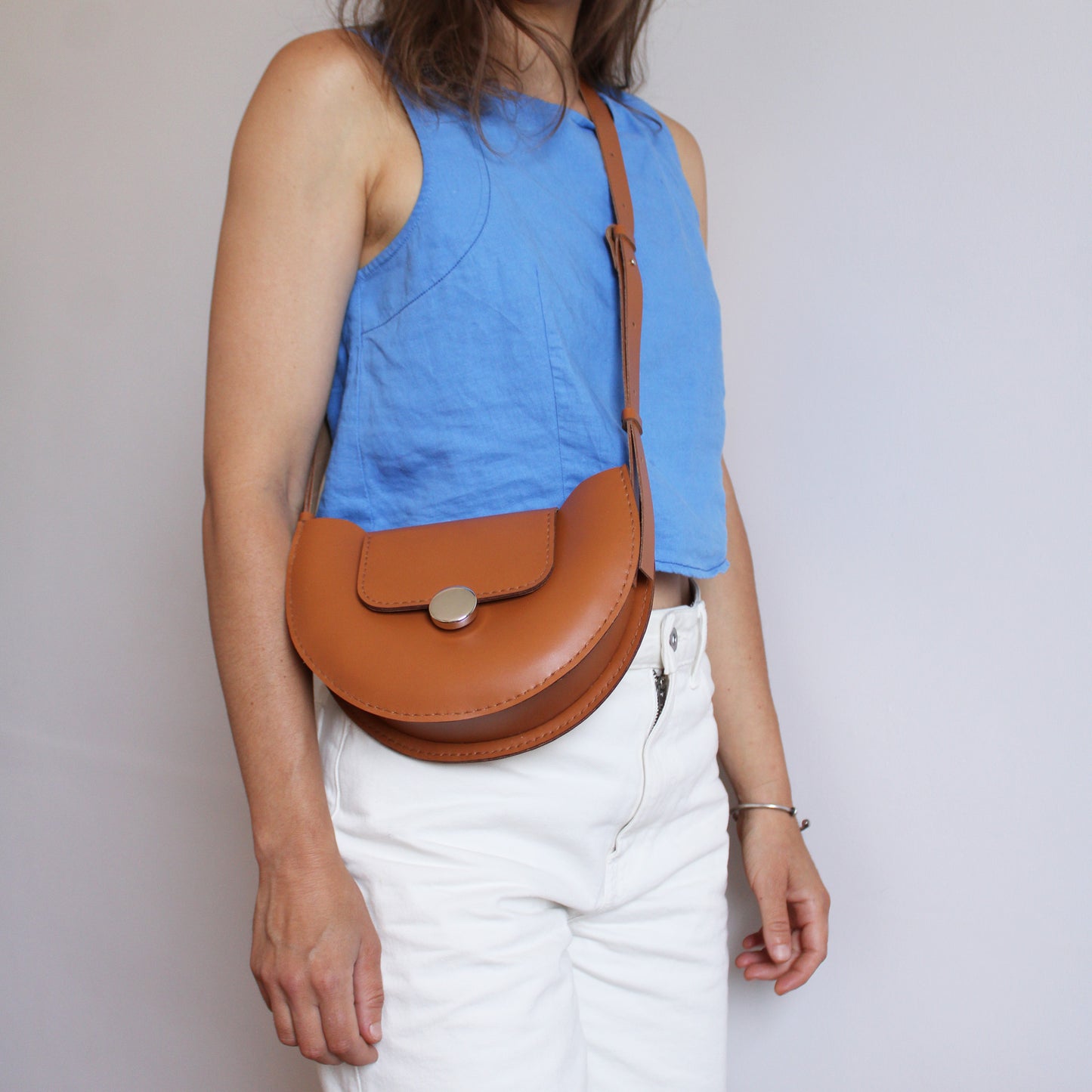Sac Miro version O / Cuir camel