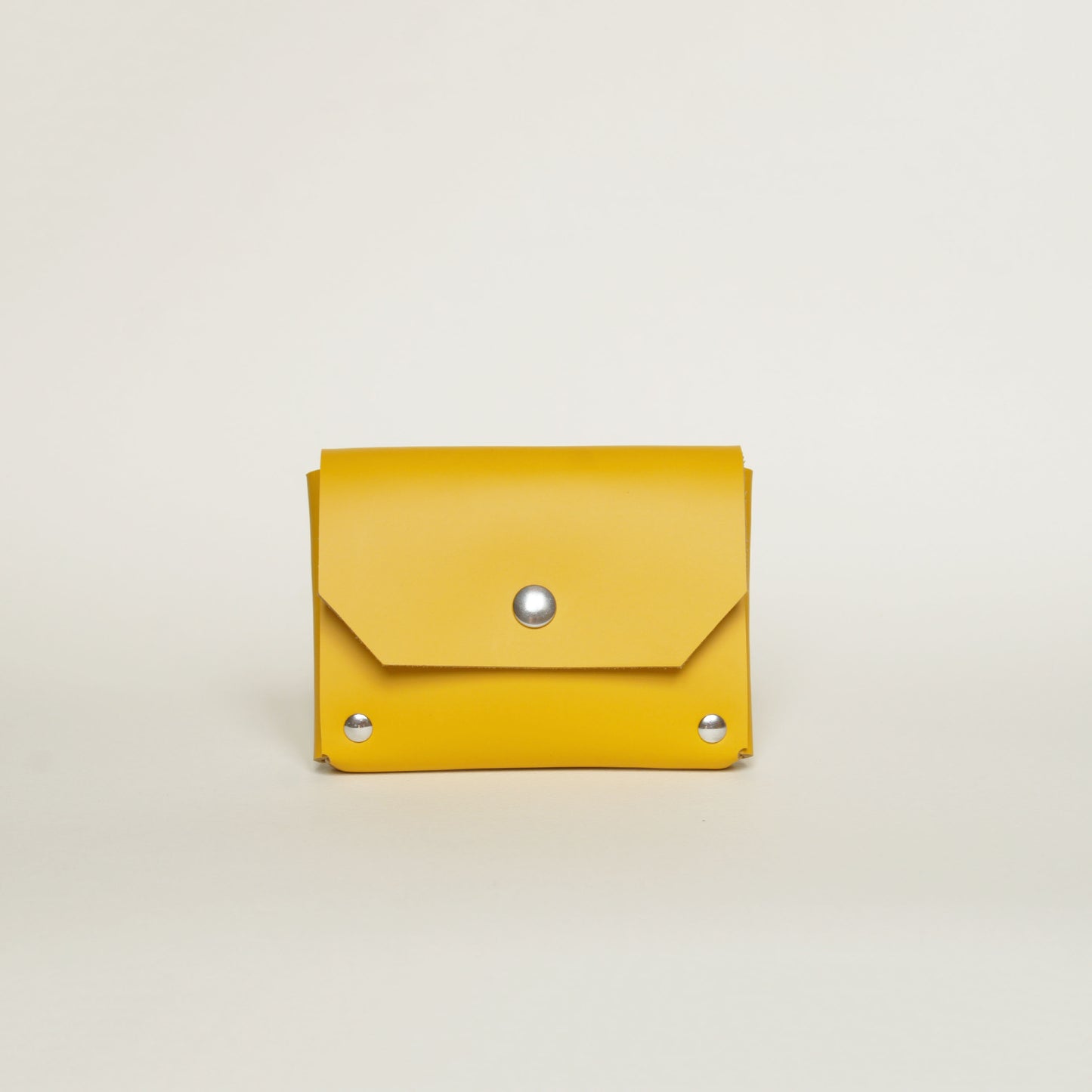 Porte-monnaie Luti / cuir jaune soleil