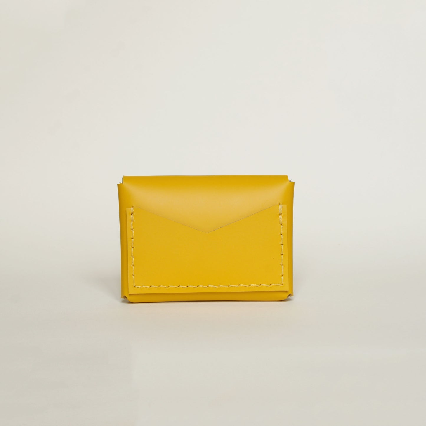 Porte-monnaie Luti / cuir jaune soleil