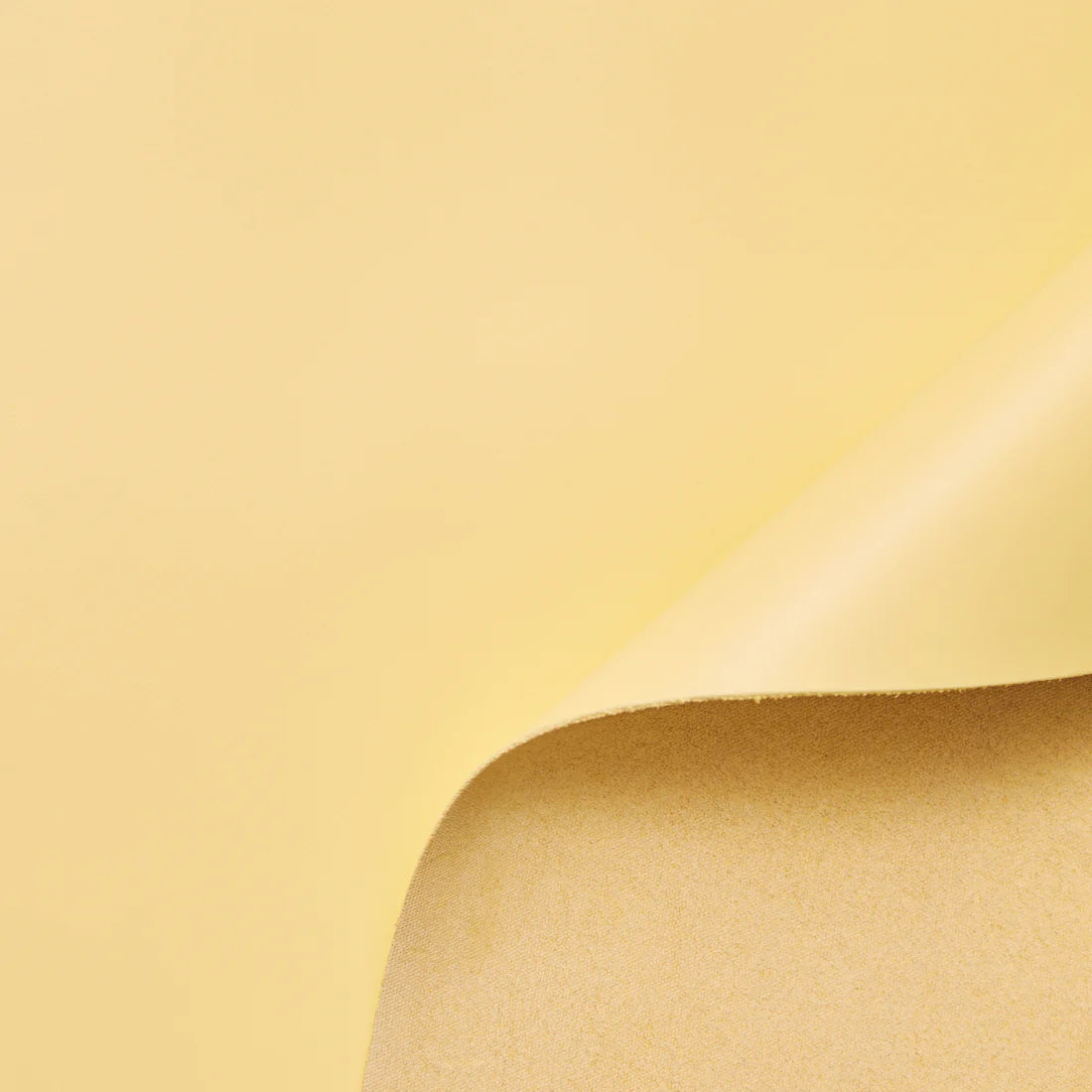 Sac Camélia poignée / cuir jaune beurre