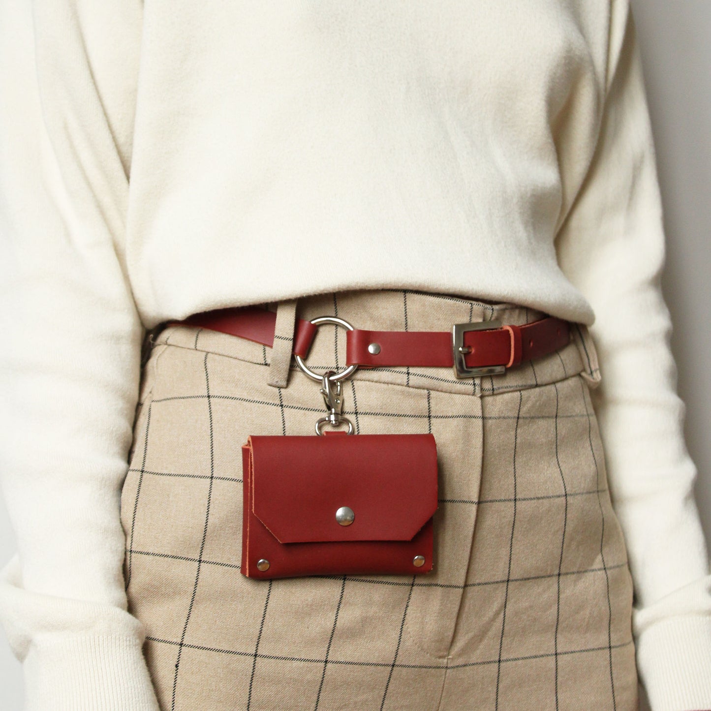 Ceinture Luti / Cuir brique