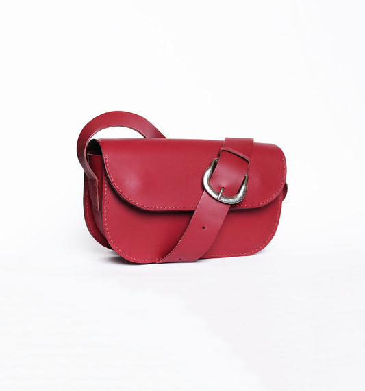 Sac Oscar / Cuir Bordeaux