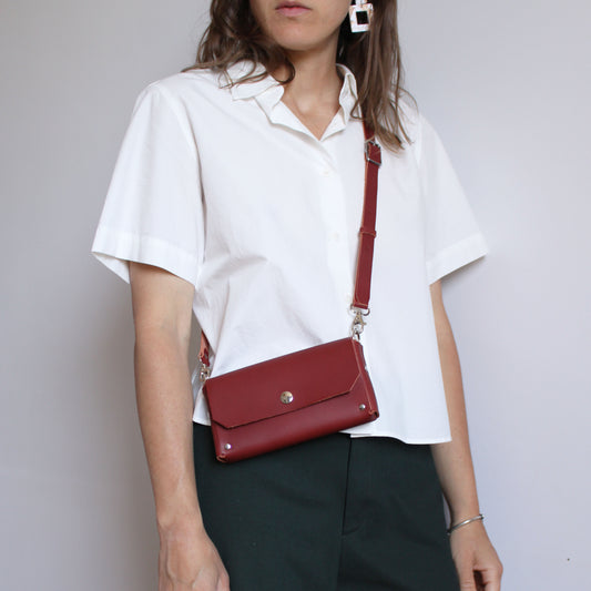Pochette Luti / Cuir brique