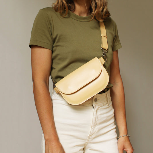 Banane Oscar / Cuir beige