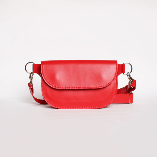 Banane Oscar / Cuir rouge vif