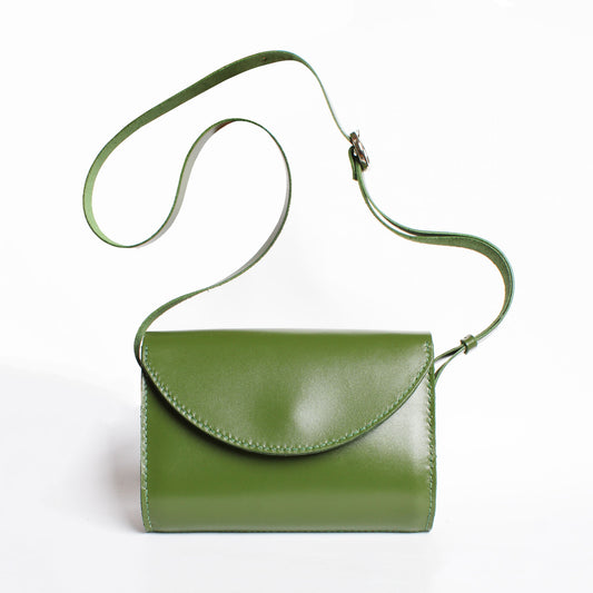 Camélia - Classique / Cuir vert olive
