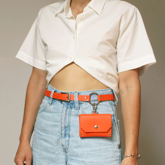 Ceinture Luti / Cuir orange