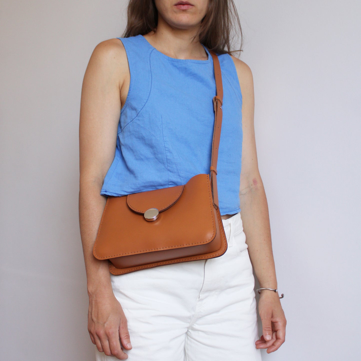 Sac Miro version M / Cuir camel