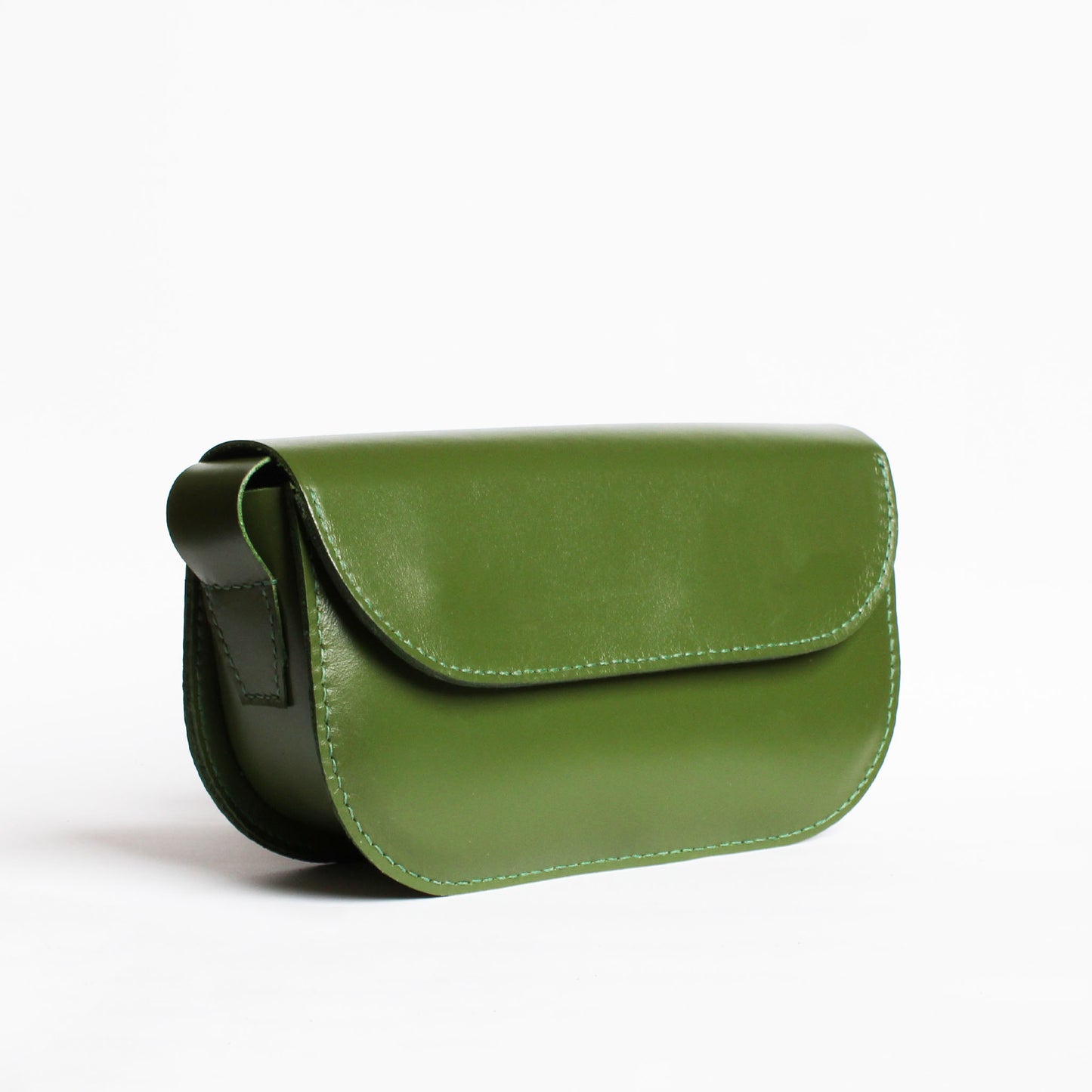 Sac Oscar / Cuir vert olive